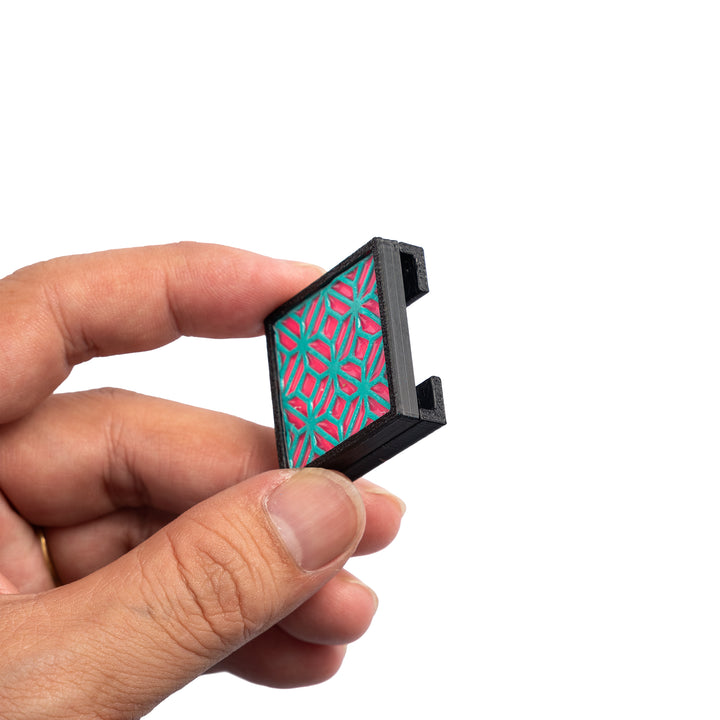 MOLLE Clip Indochine Tiles - Pattern 05 - Glow In The Dark