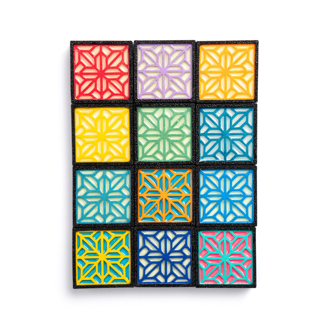 MOLLE Clip Indochine Tiles - Pattern 04 - Glow In The Dark