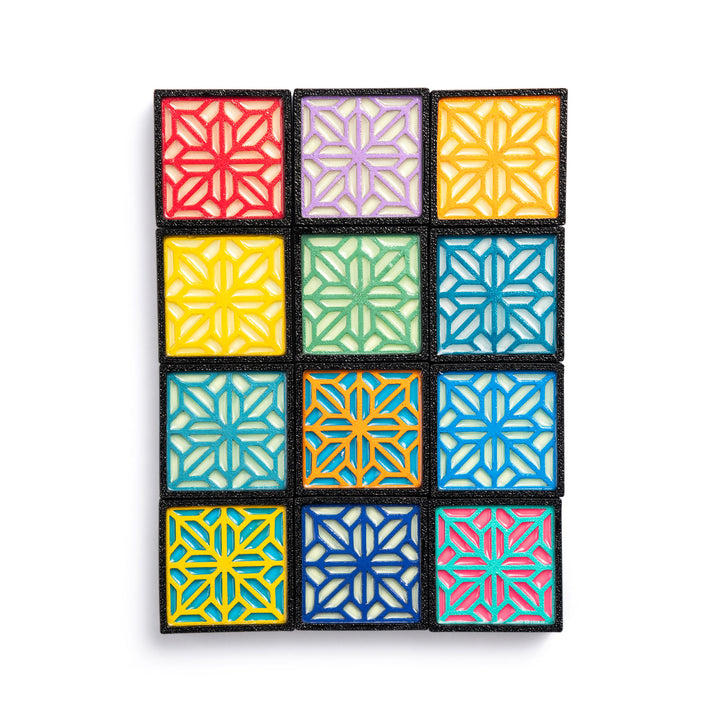 MOLLE Clip Indochine Tiles - Pattern 04 - Glow In The Dark