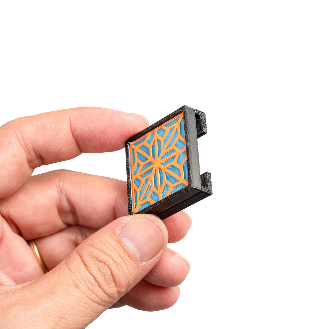 MOLLE Clip Indochine Tiles - Pattern 04 - Glow In The Dark