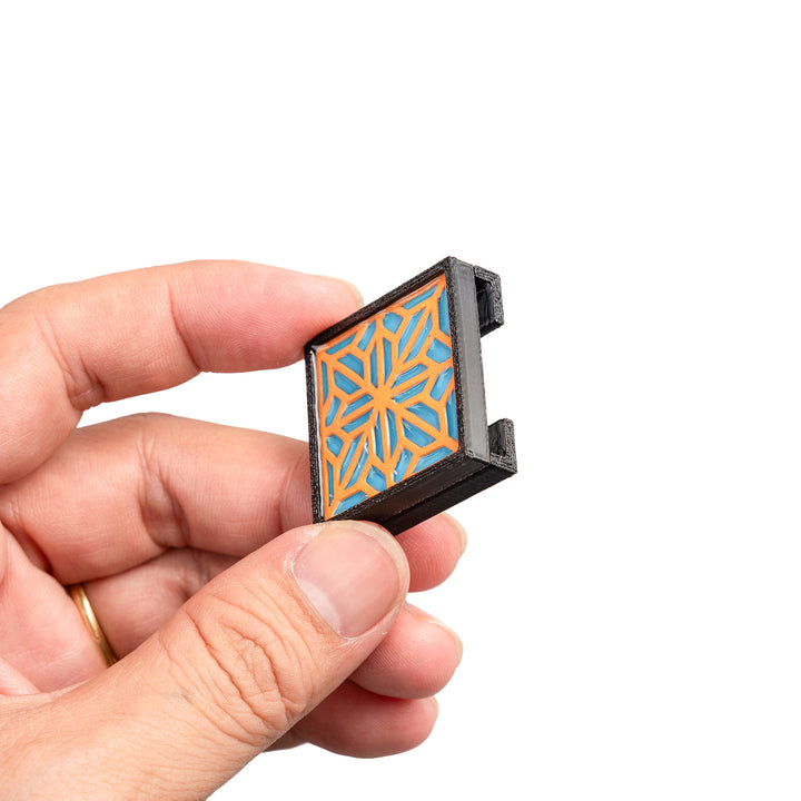MOLLE Clip Indochine Tiles - Pattern 04 - Glow In The Dark