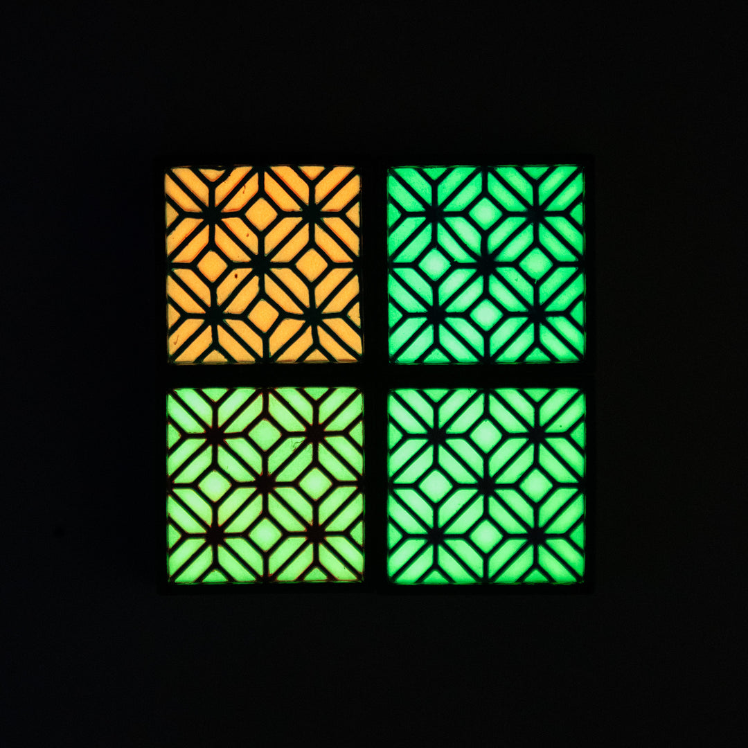 MOLLE Clip Indochine Tiles - Pattern 05 - Glow In The Dark