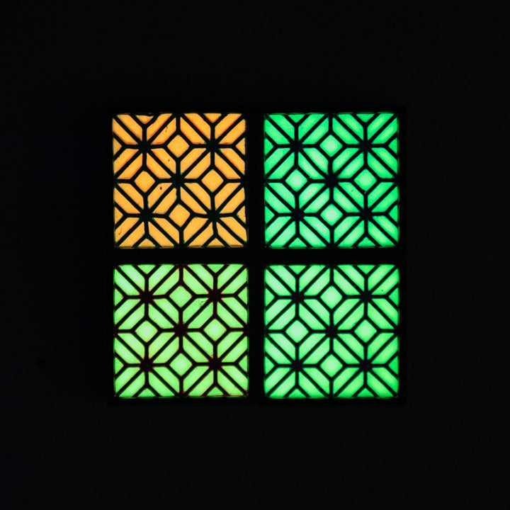 MOLLE Clip Indochine Tiles - Pattern 05 - Glow In The Dark