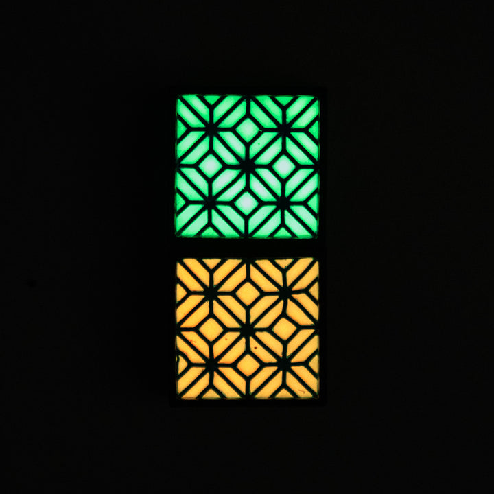 MOLLE Clip Indochine Tiles - Pattern 05 - Glow In The Dark