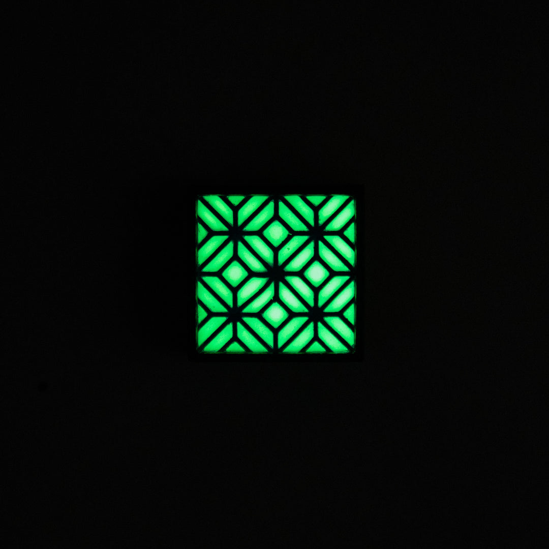 MOLLE Clip Indochine Tiles - Pattern 05 - Glow In The Dark