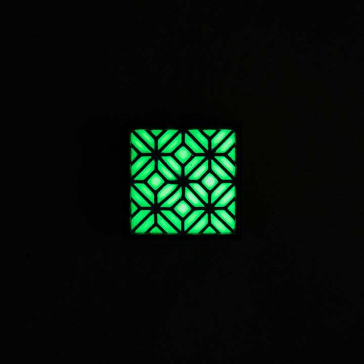MOLLE Clip Indochine Tiles - Pattern 05 - Glow In The Dark