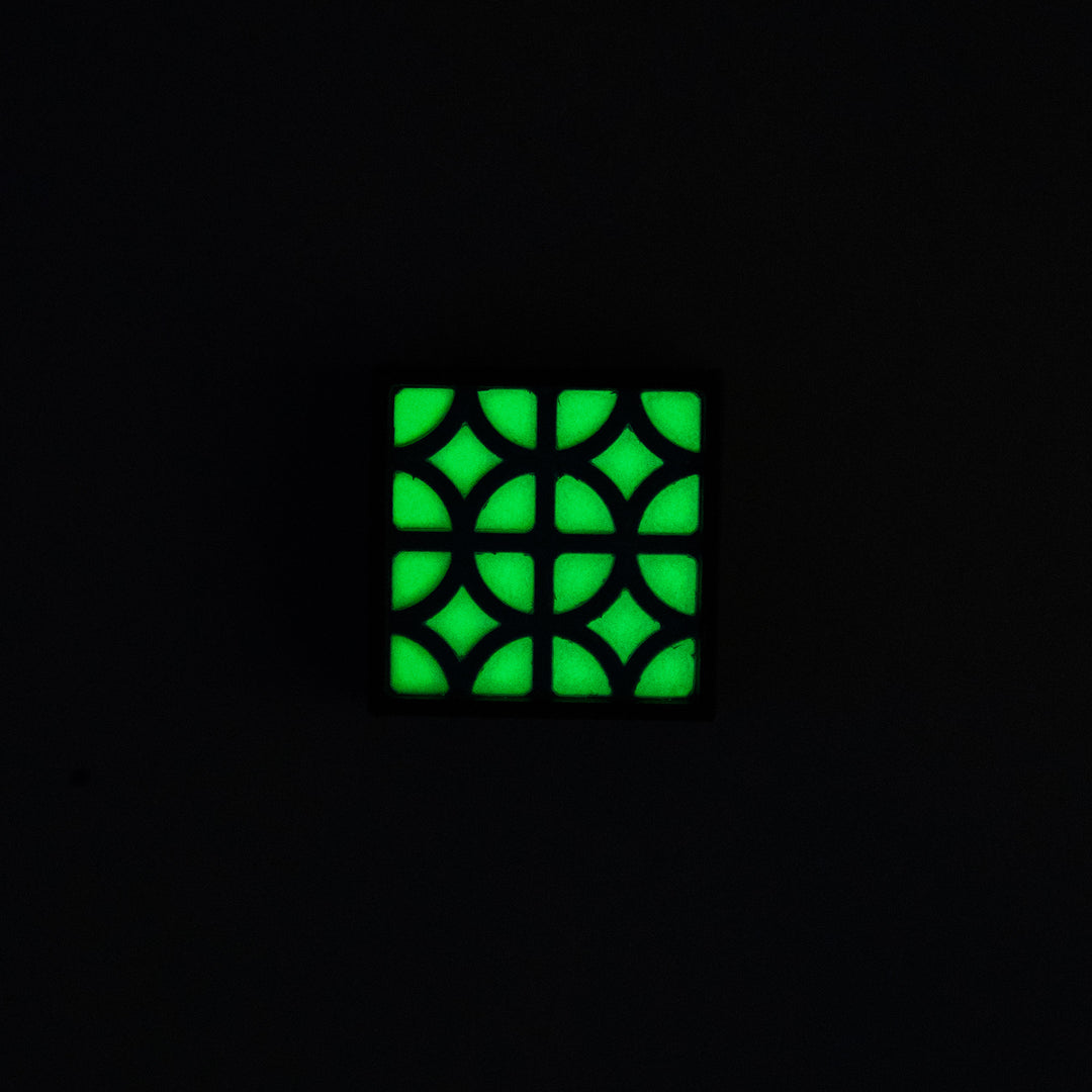 MOLLE Clip Indochine Tiles - Pattern 03 - Glow In The Dark