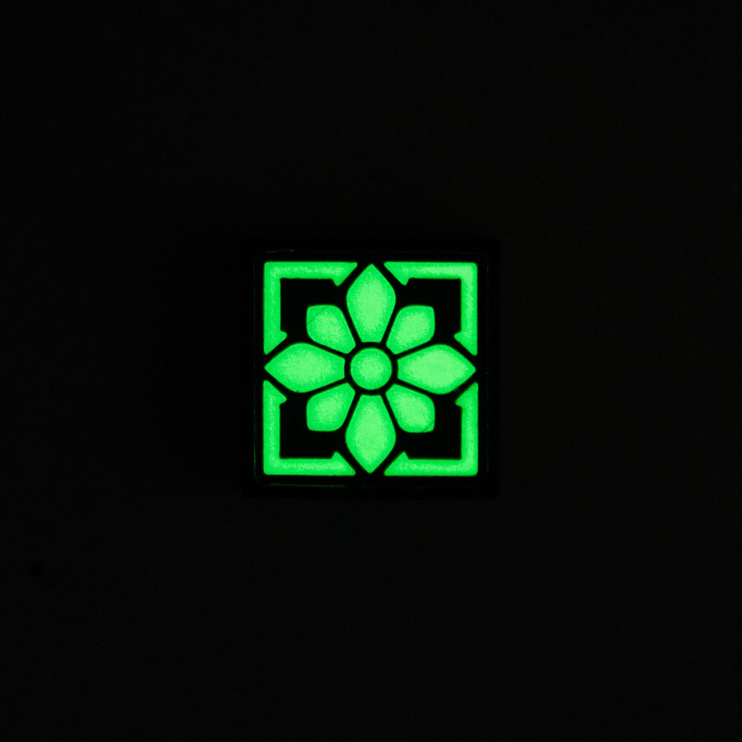 MOLLE Clip Indochine Tiles - Pattern 02 - Glow In The Dark