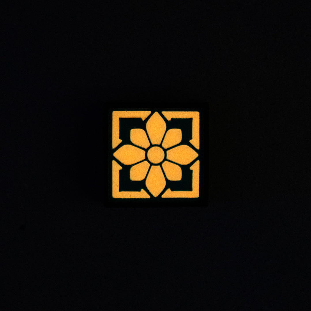 MOLLE Clip Indochine Tiles - Pattern 02 - Glow In The Dark