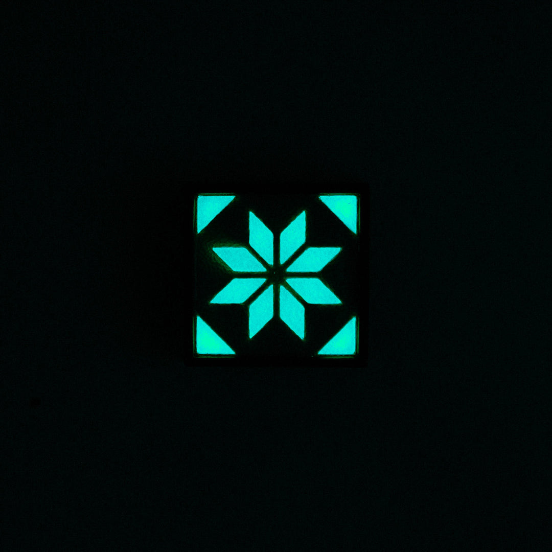 MOLLE Clip Indochine Tiles - Pattern 01 - Glow In The Dark
