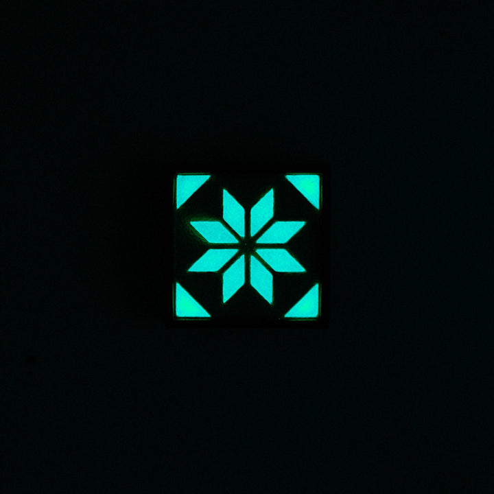 MOLLE Clip Indochine Tiles - Pattern 01 - Glow In The Dark