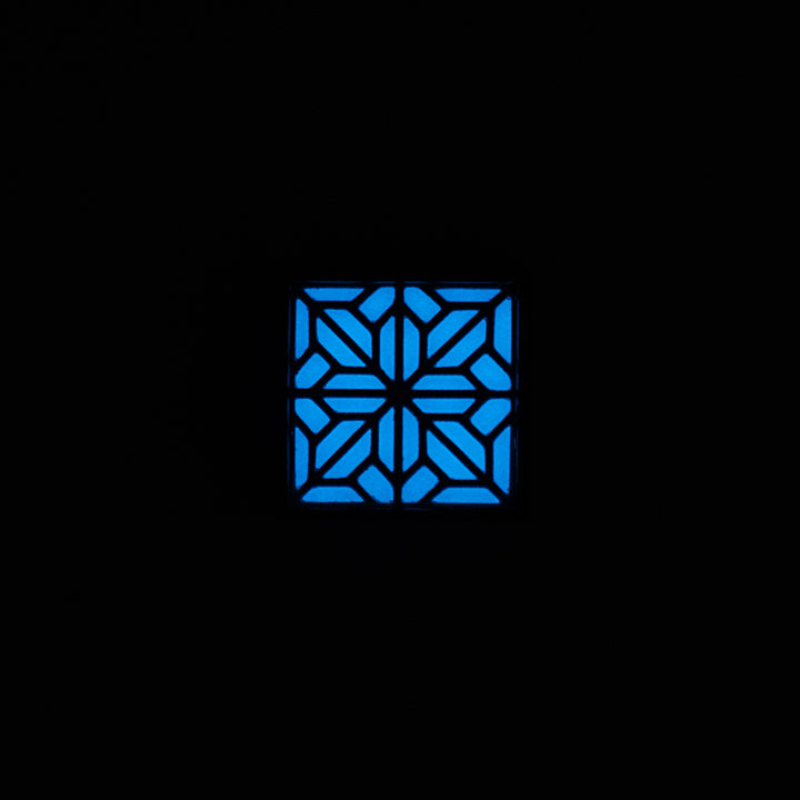 MOLLE Clip Indochine Tiles - Pattern 04 - Glow In The Dark